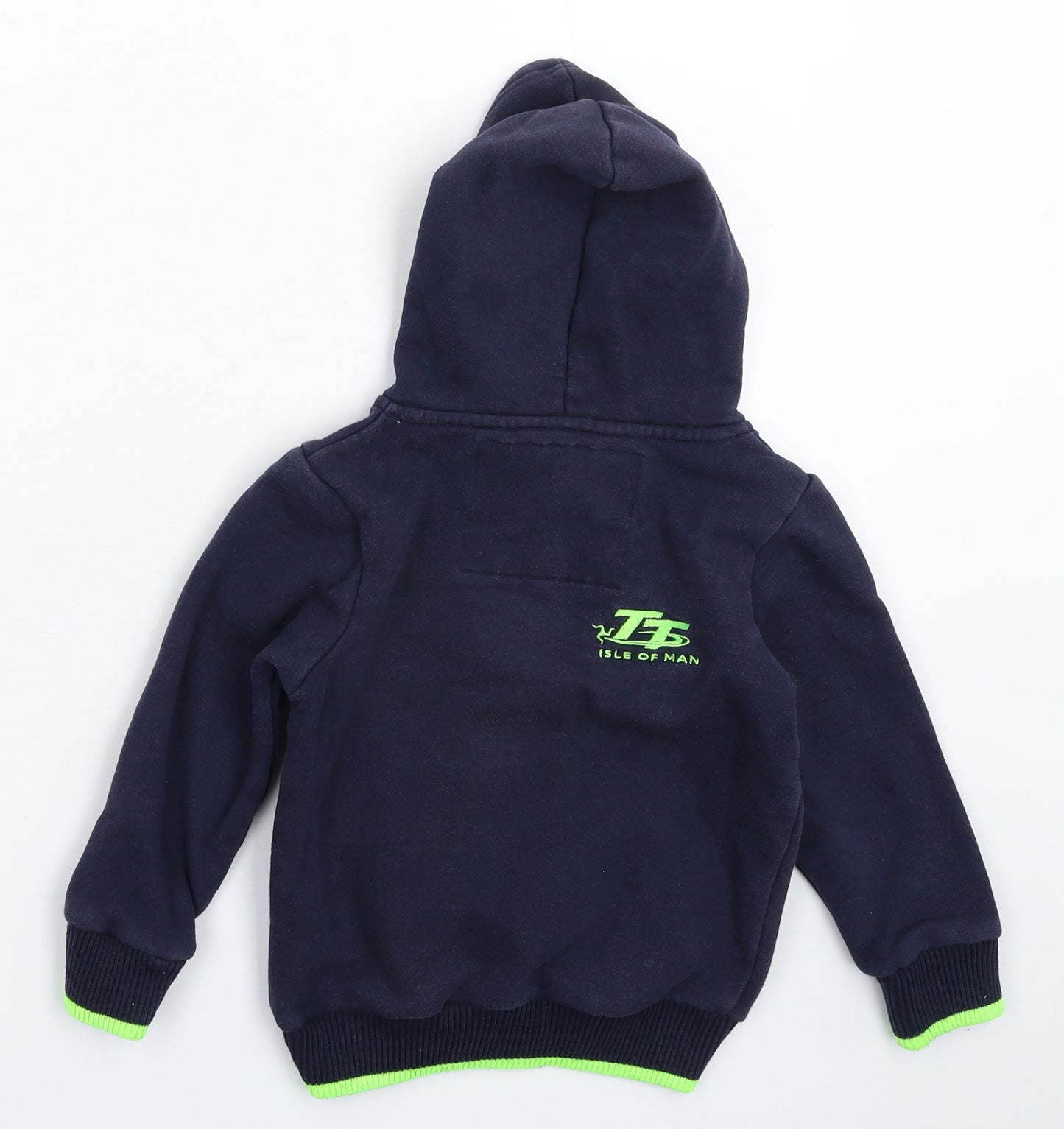 Isle of Man Boys Blue   Pullover Hoodie Size 3-4 Years