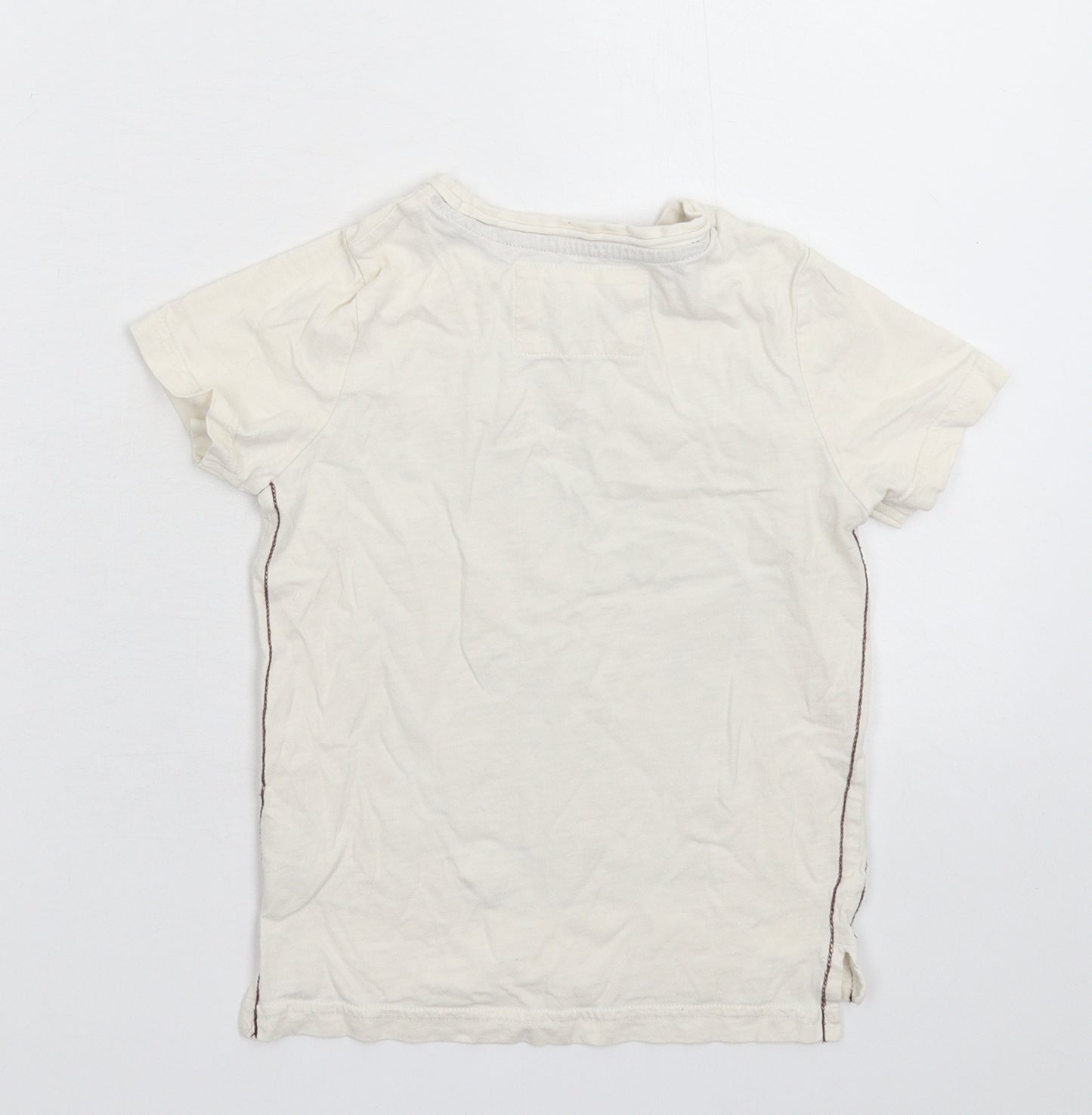 TU Boys White   Basic T-Shirt Size 4 Years