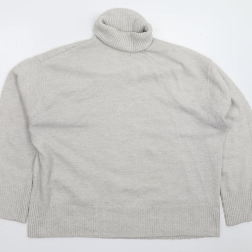 Divided Womens Grey  Knit Pullover Jumper Size L  - Oversized