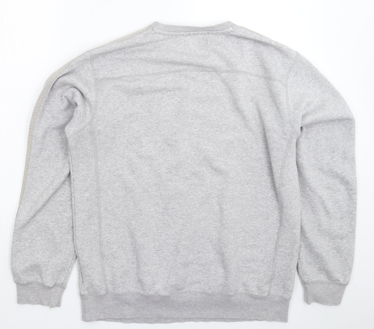 adidas Mens Grey   Pullover Sweatshirt Size M