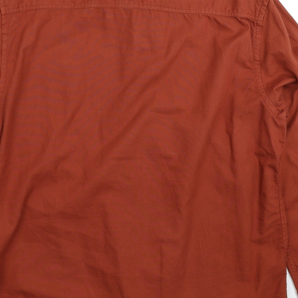 River Island Mens Brown    Button-Up Size L