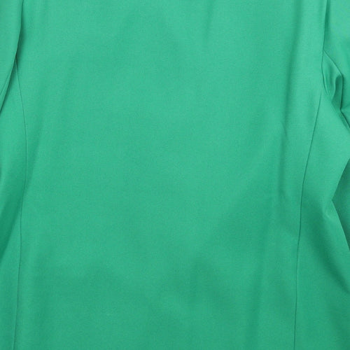 Preworn Womens Green   Jacket Suit Jacket Size 18