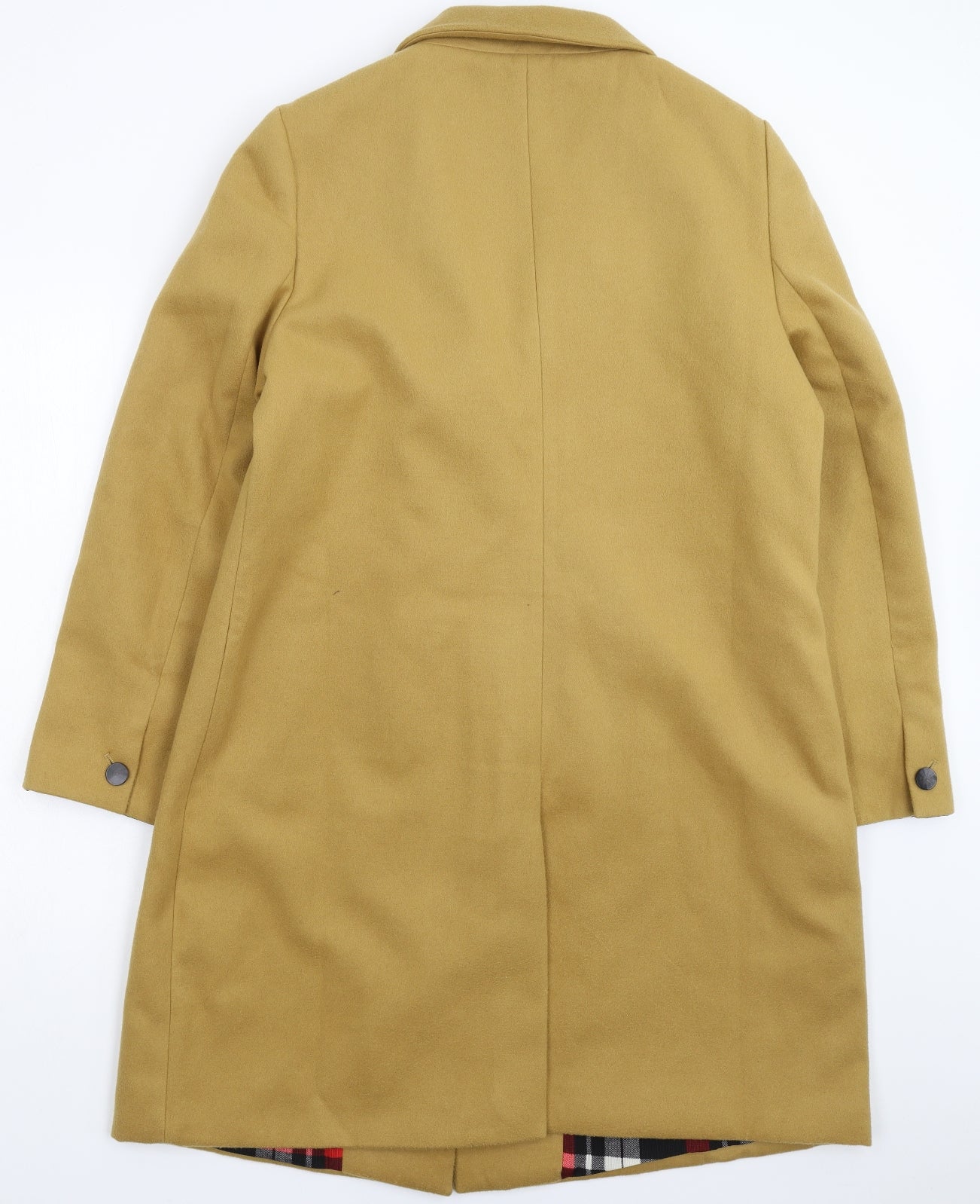 Yumi Womens Beige   Pea Coat Coat Size 16