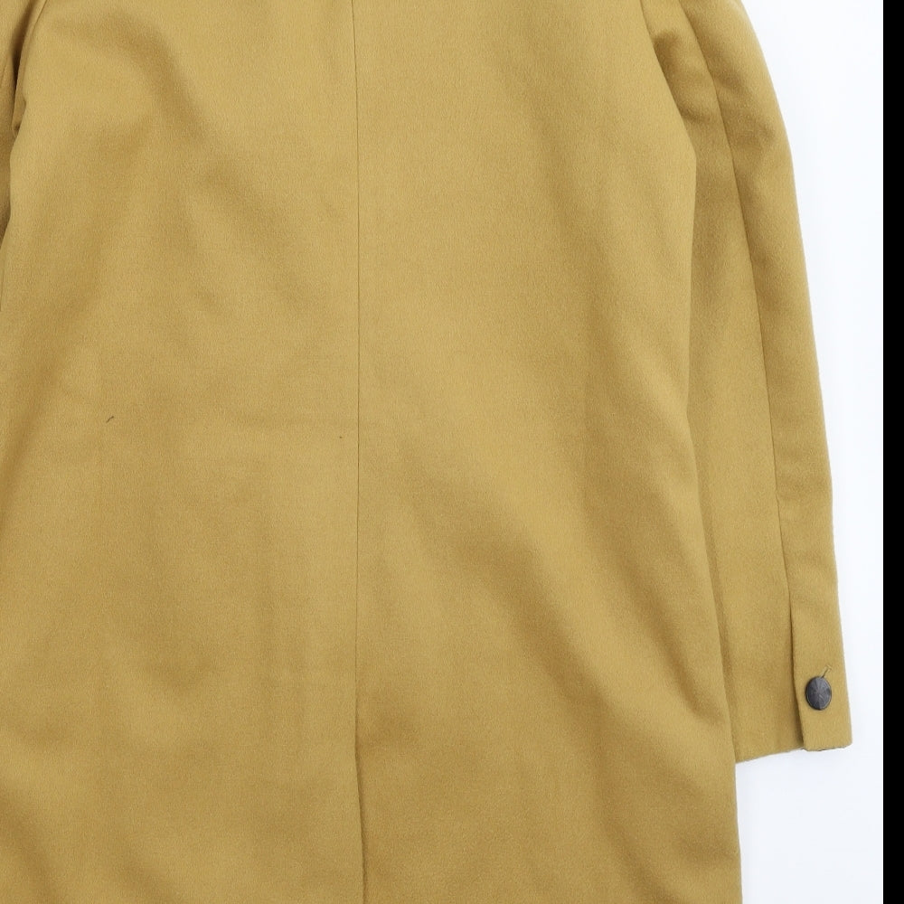 Yumi Womens Beige   Pea Coat Coat Size 16