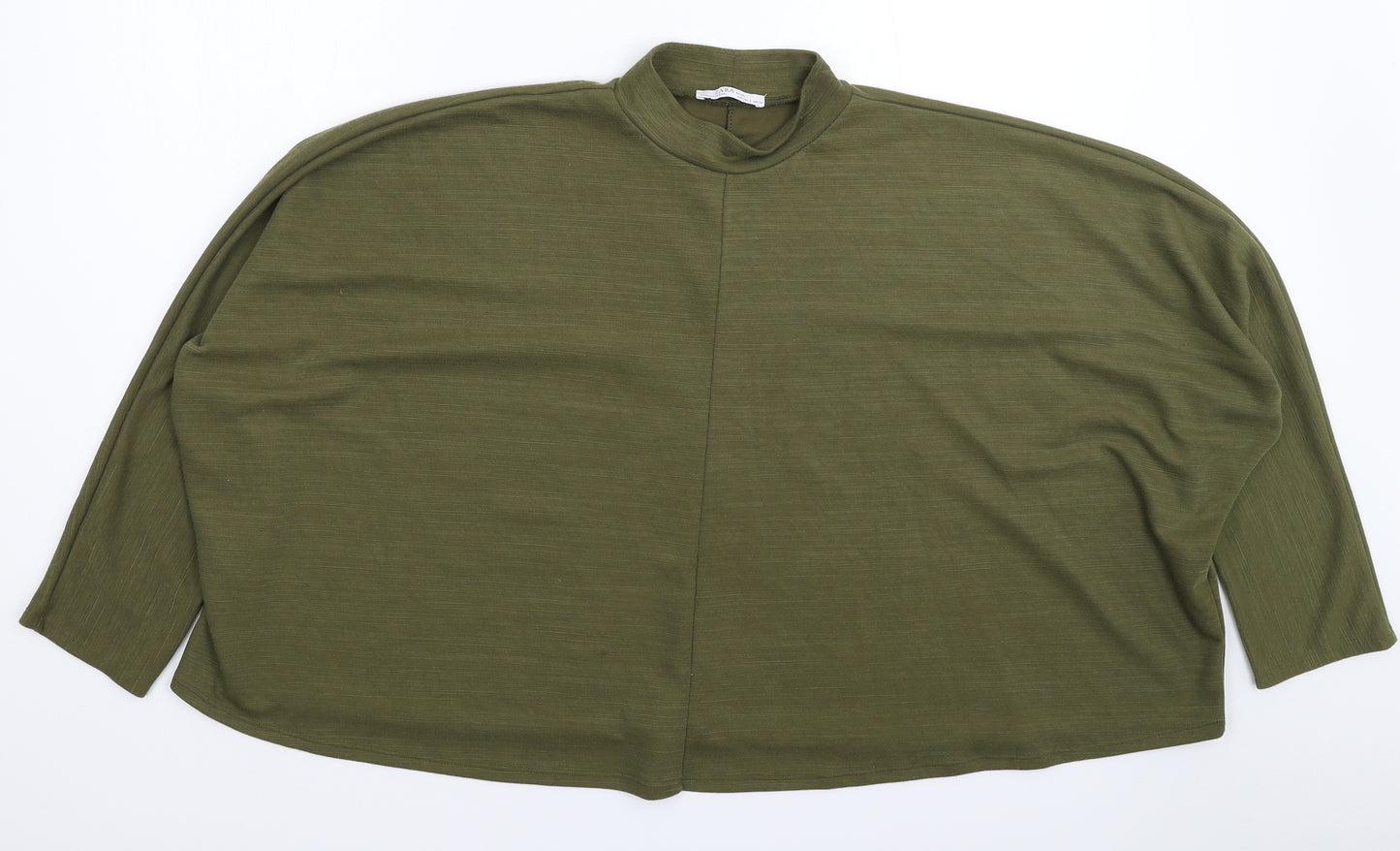 Zara Womens Green   Pullover Jumper Size S  - Oversized