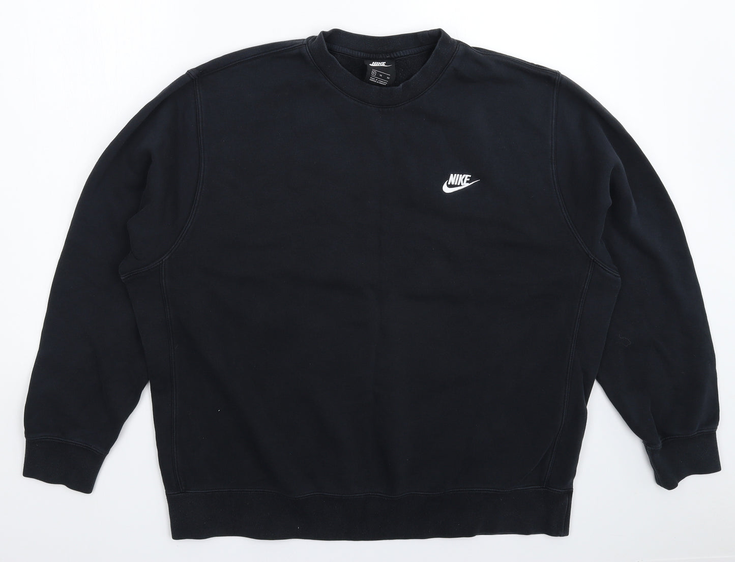 Nike Mens Black   Pullover Sweatshirt Size XL  - Oversized