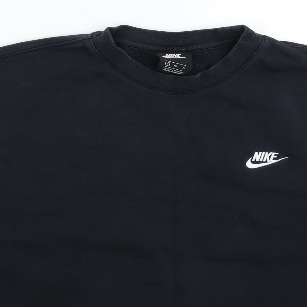 Nike Mens Black   Pullover Sweatshirt Size XL  - Oversized