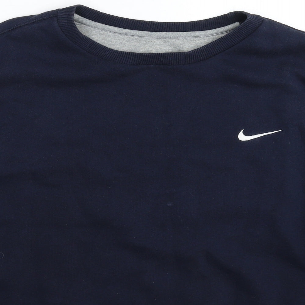 Nike Mens Blue   Pullover Sweatshirt Size XL