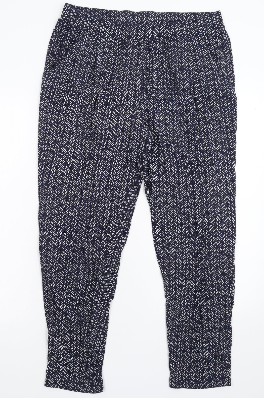 Marks and Spencer Womens Blue   Trousers  Size 14 L27 in