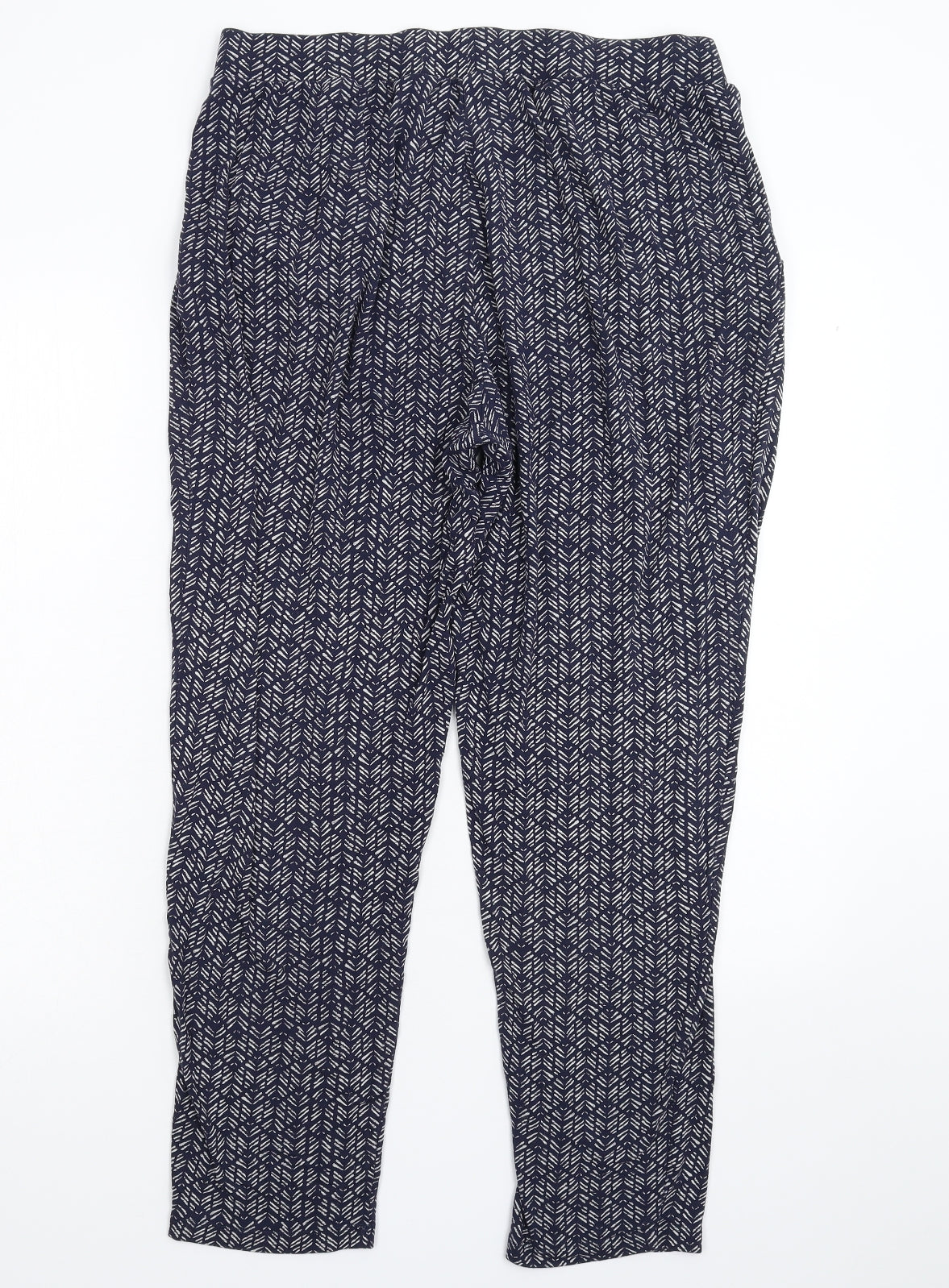 Marks and Spencer Womens Blue   Trousers  Size 14 L27 in