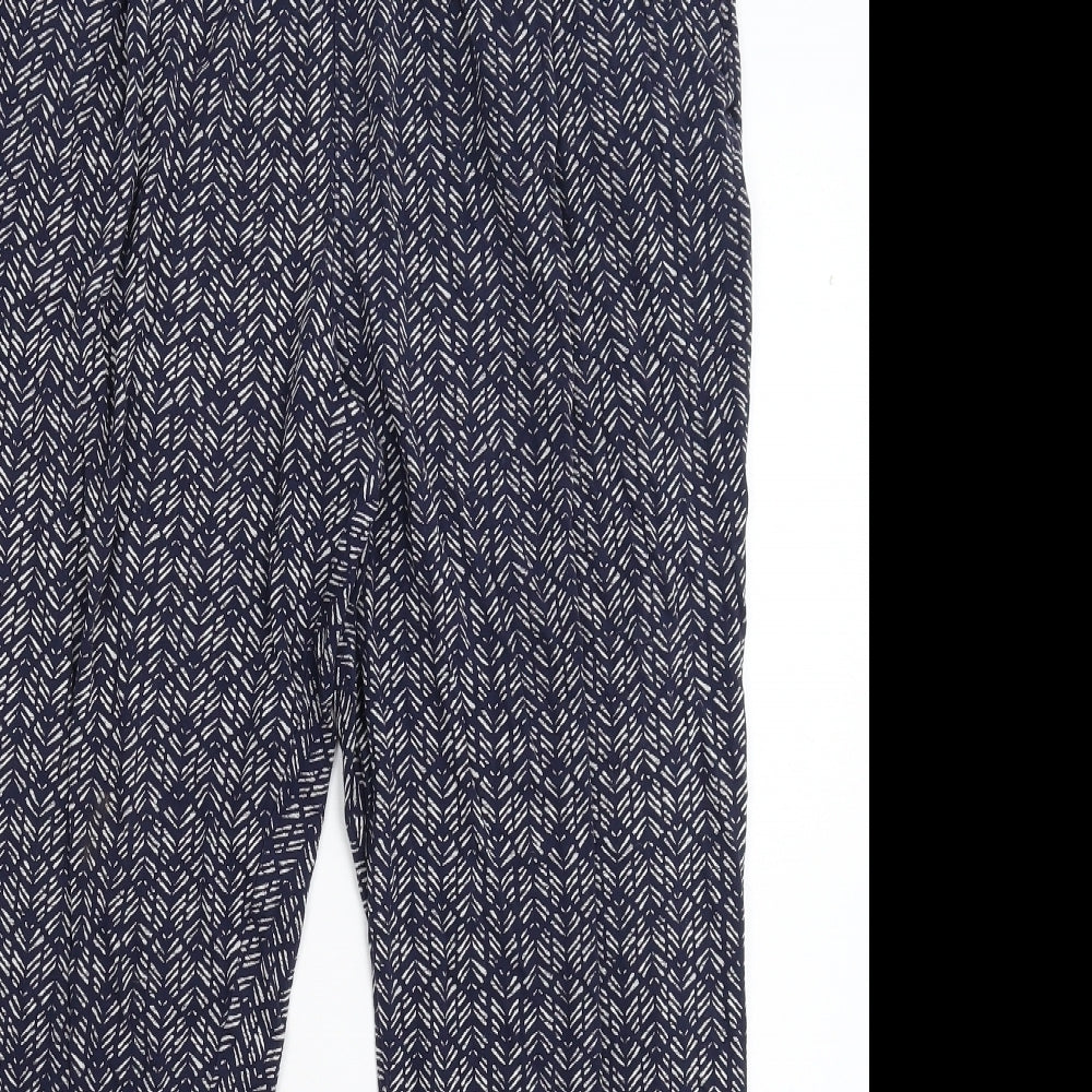 Marks and Spencer Womens Blue   Trousers  Size 14 L27 in