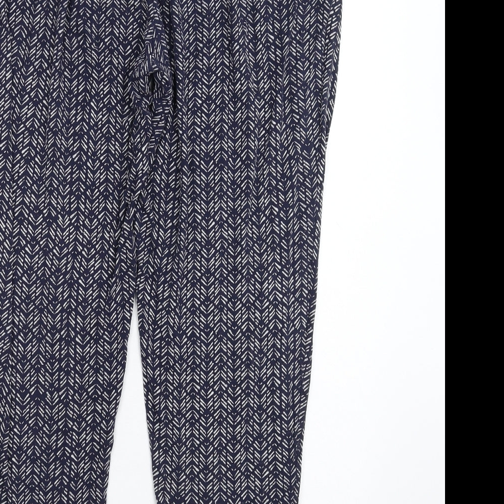 Marks and Spencer Womens Blue   Trousers  Size 14 L27 in