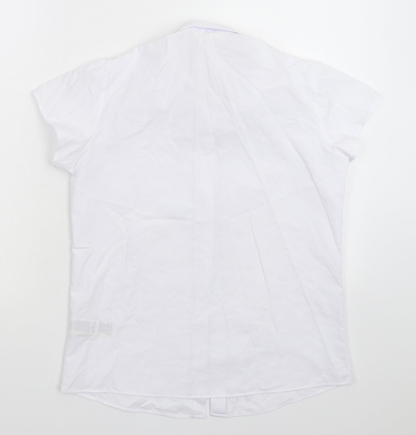 Marks and Spencer Girls White   Basic Button-Up Size 13-14 Years