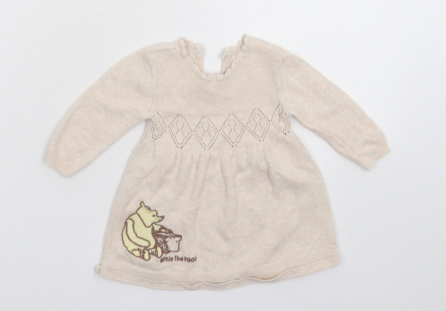 TU Girls Grey   Jumper Dress  Size Newborn