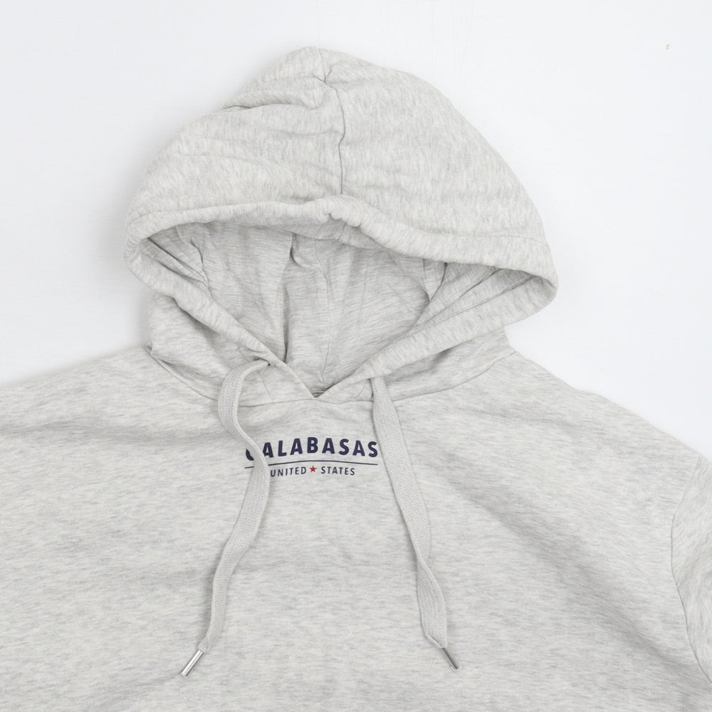 Divided Womens Grey   Pullover Hoodie Size L