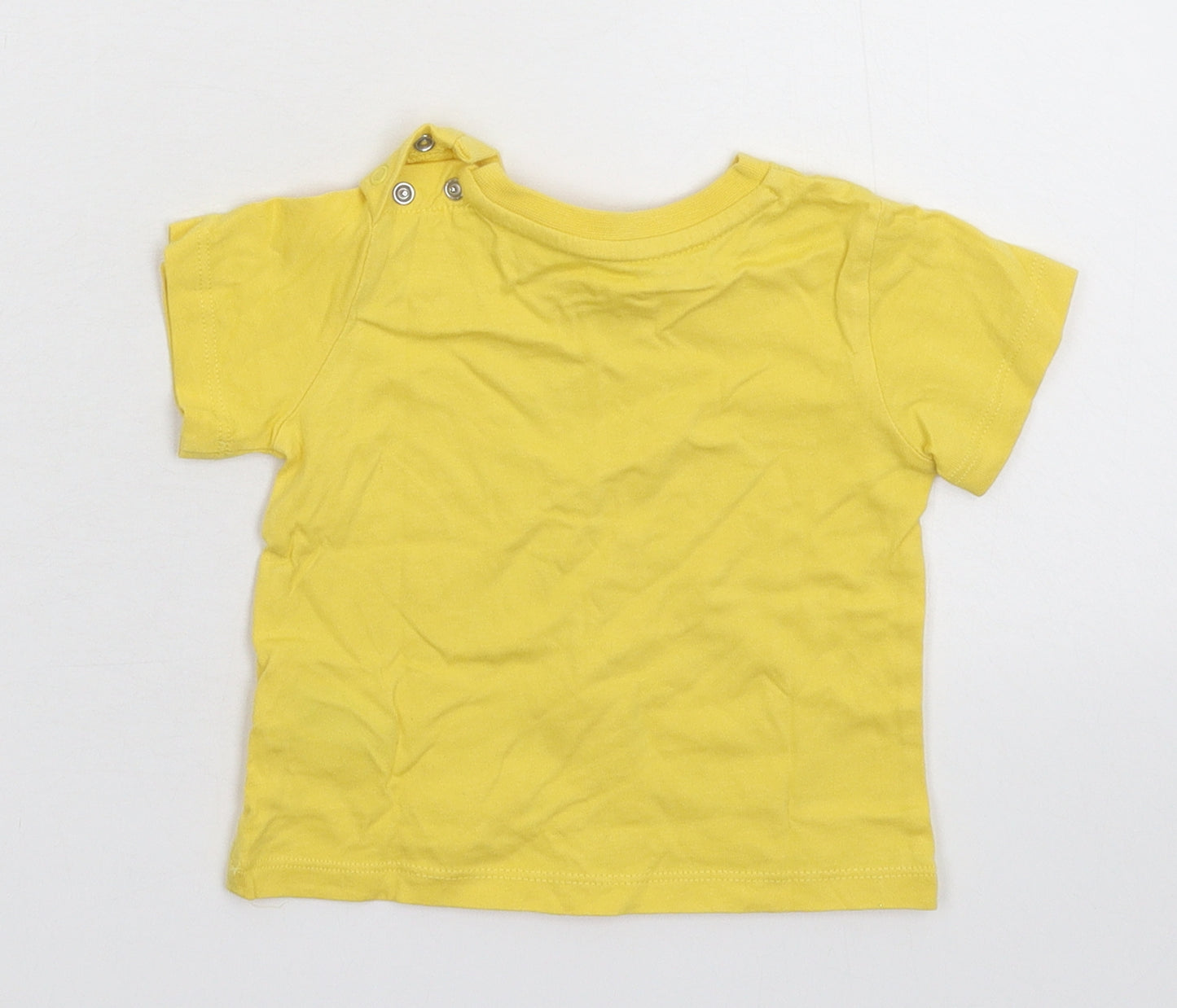 Marks and Spencer Baby Yellow   Basic T-Shirt Size 3-6 Months