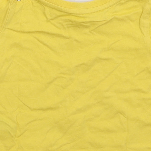 Marks and Spencer Baby Yellow   Basic T-Shirt Size 3-6 Months