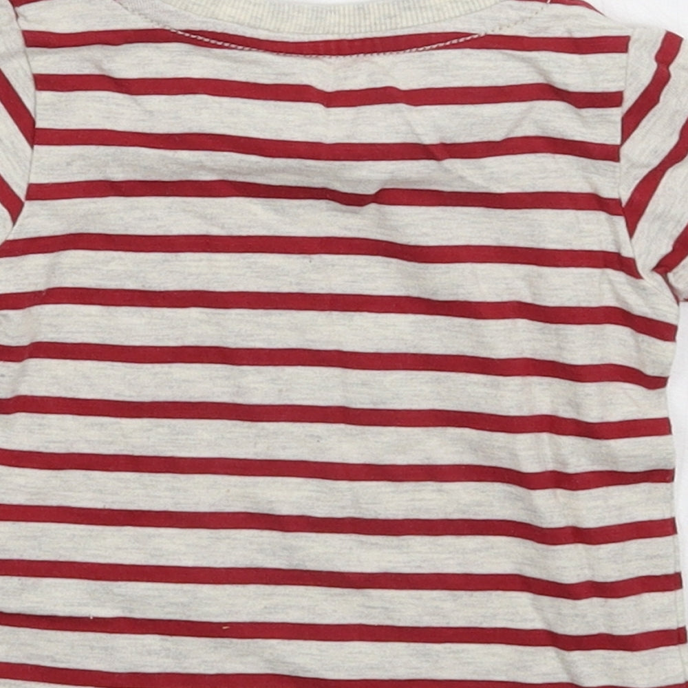 Marks and Spencer Baby Multicoloured Striped  Basic T-Shirt Size 3-6 Months