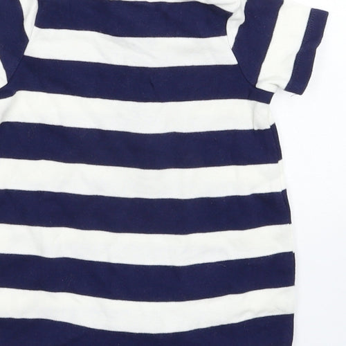 Gap Baby Blue Striped  Babygrow One-Piece Size 3-6 Months