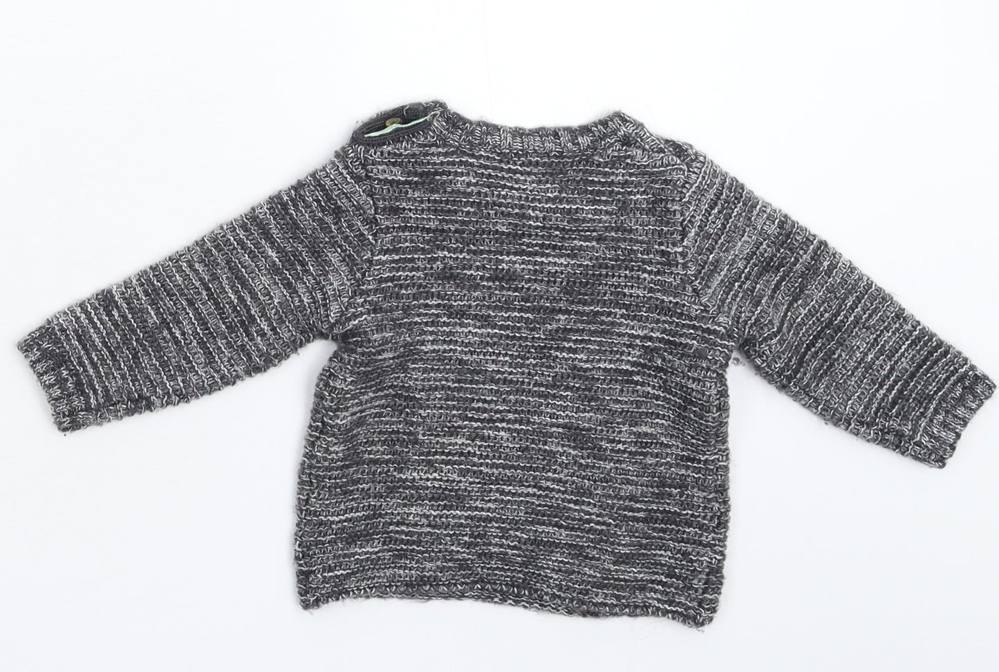Mini Club Baby Grey  Knit Pullover Jumper Size 3-6 Months
