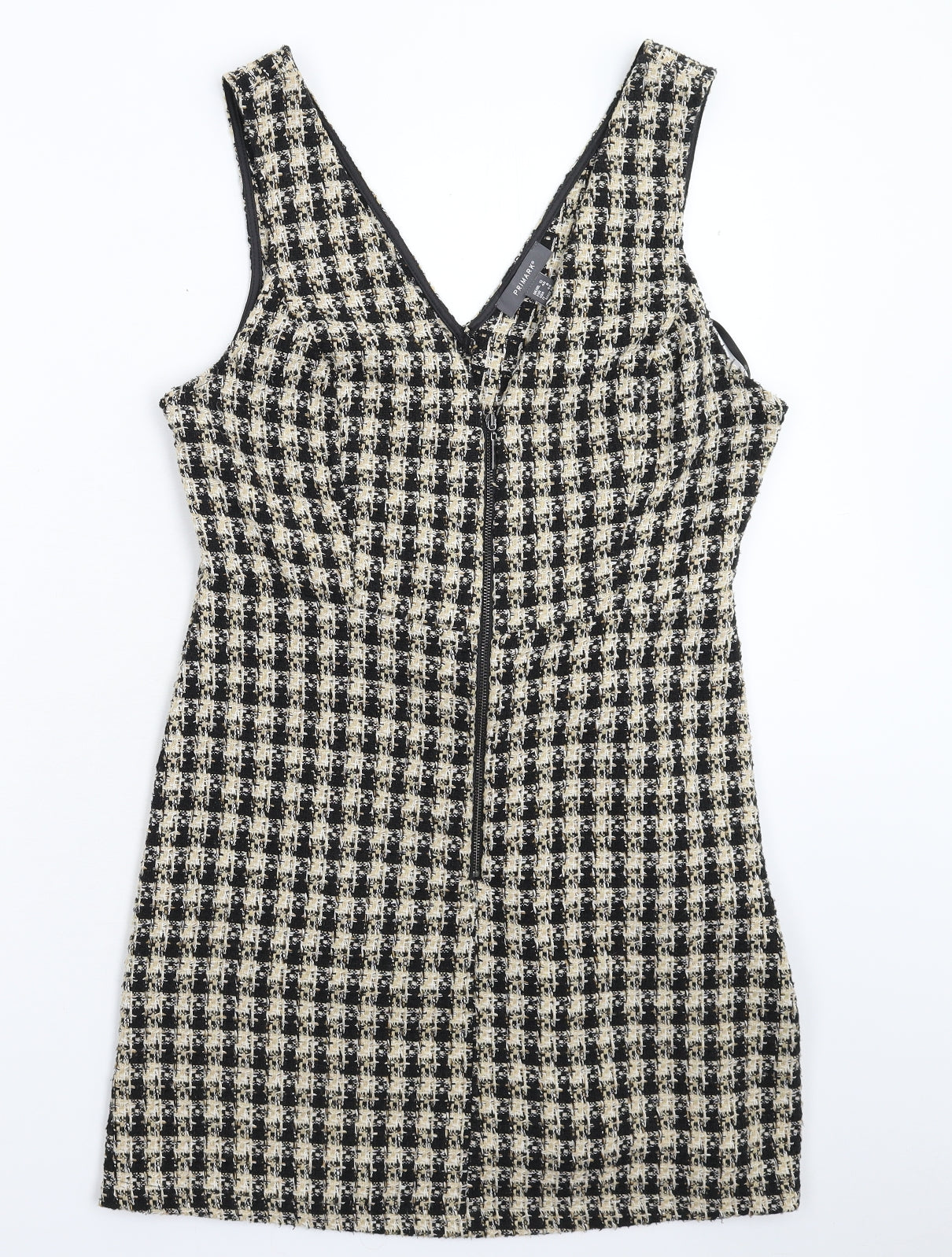 Primark Womens Multicoloured Houndstooth Knit Mini  Size 12