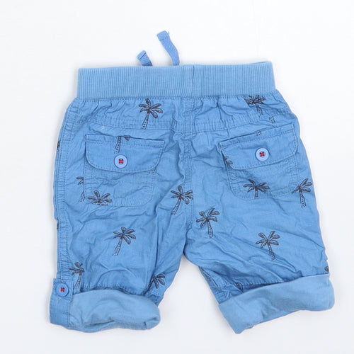 John Lewis Baby Blue   Cropped Trousers Size 3-6 Months