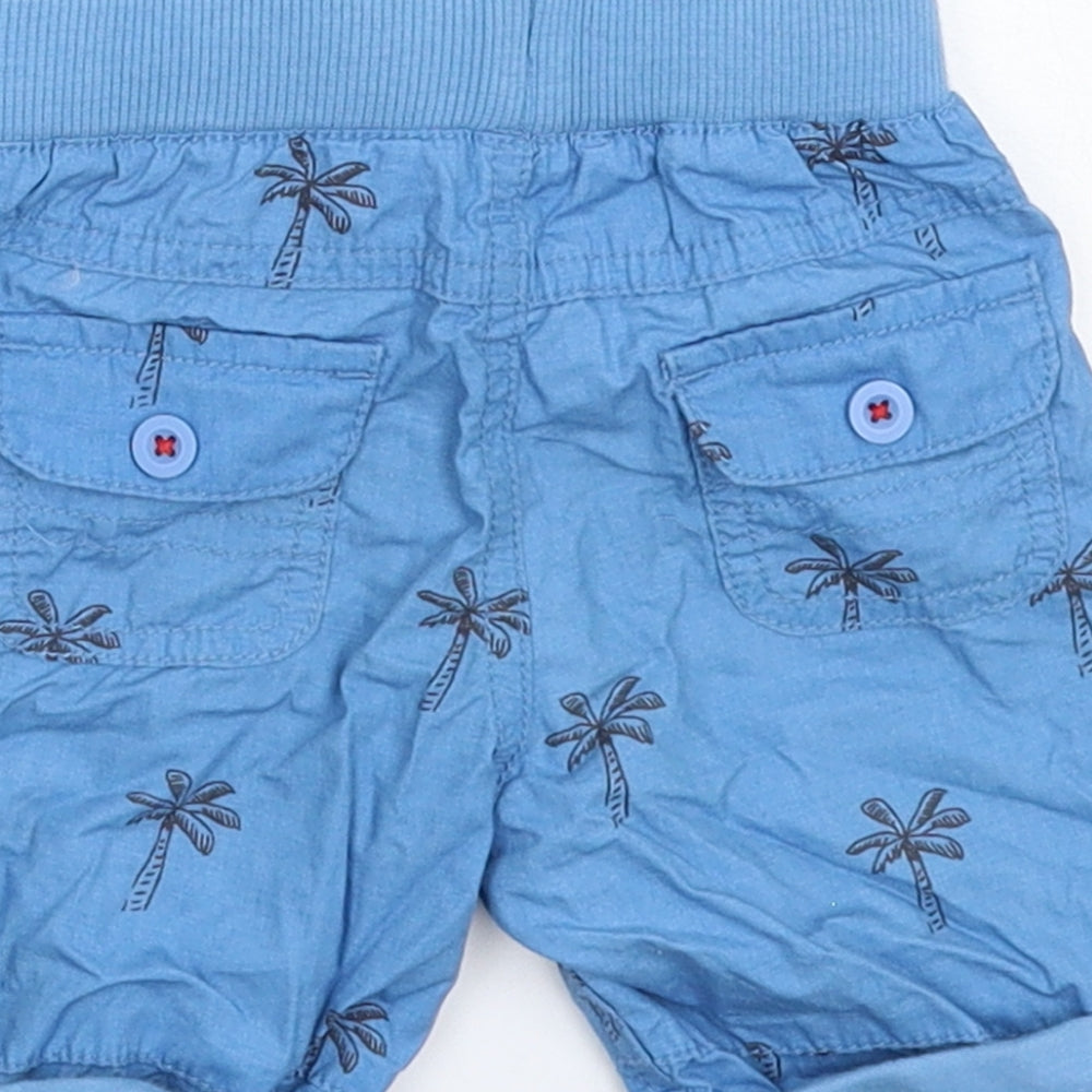 John Lewis Baby Blue   Cropped Trousers Size 3-6 Months