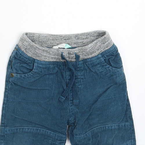 John Lewis Baby Blue  Corduroy Capri Trousers Size 6-9 Months