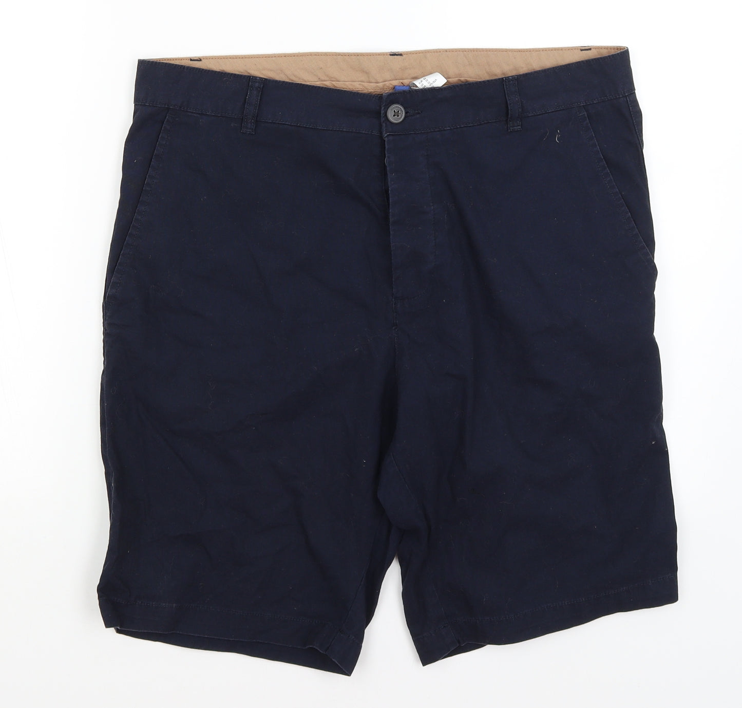 Divided Mens Blue   Chino Shorts Size 32 in