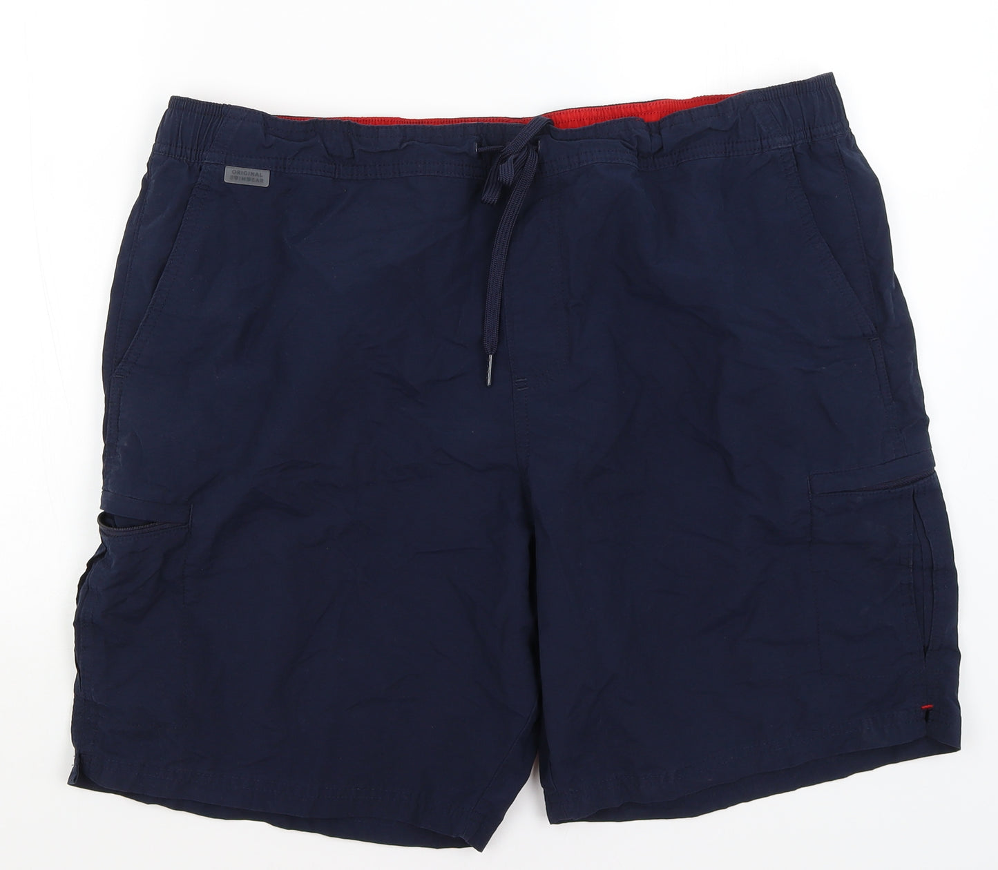 M&S Mens Blue   Athletic Shorts Size 2XL - Swim