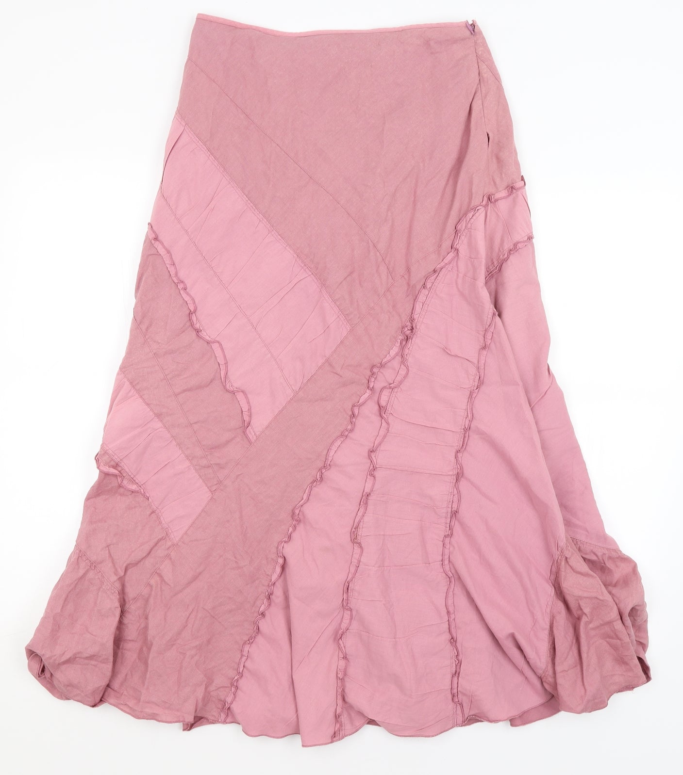 Monsoon Womens Pink   Flare Skirt Size 8