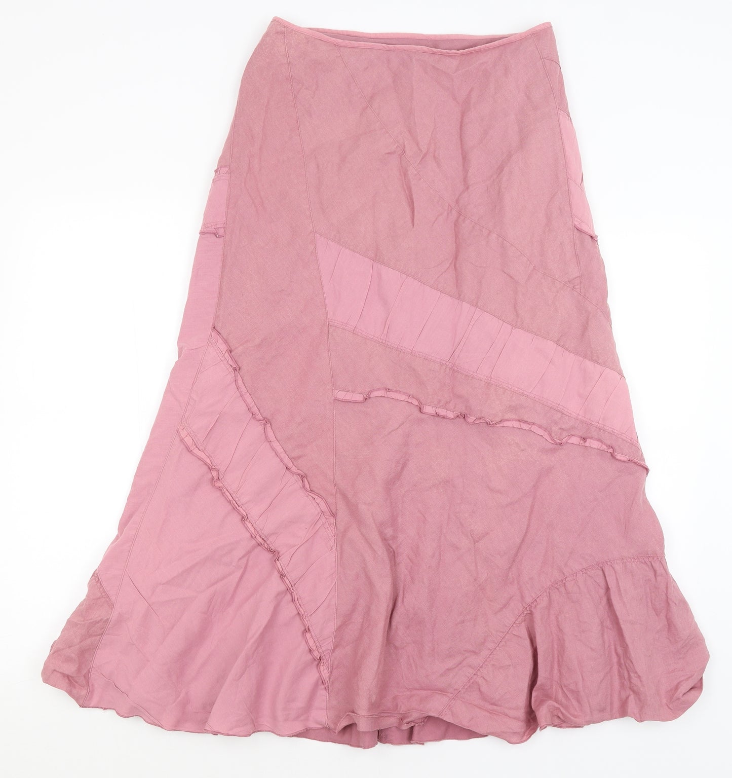 Monsoon Womens Pink   Flare Skirt Size 8