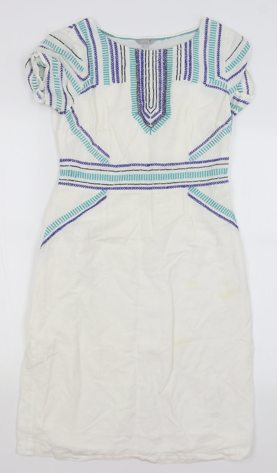 Per Una Womens White   Pencil Dress  Size 10