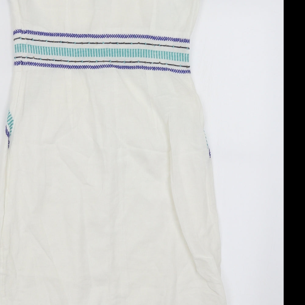 Per Una Womens White   Pencil Dress  Size 10