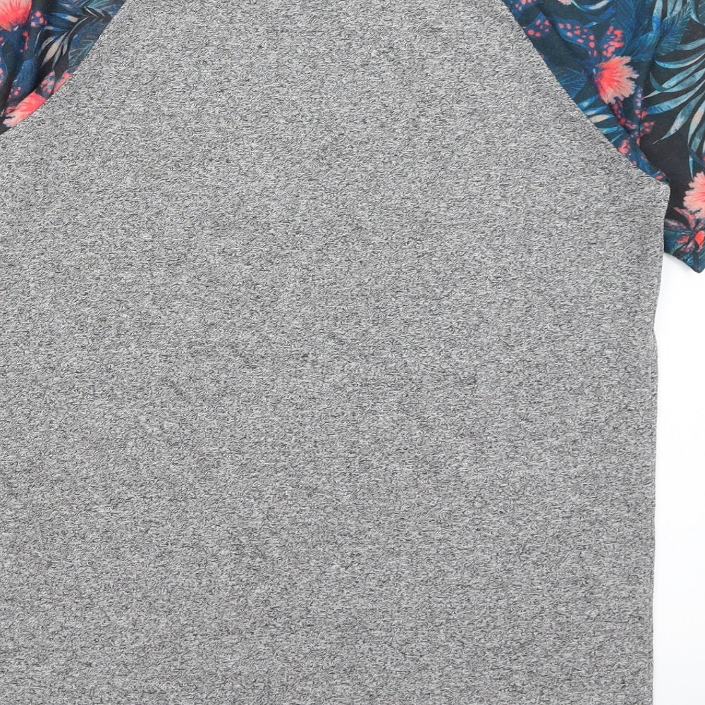 Primark Mens Grey    T-Shirt Size M