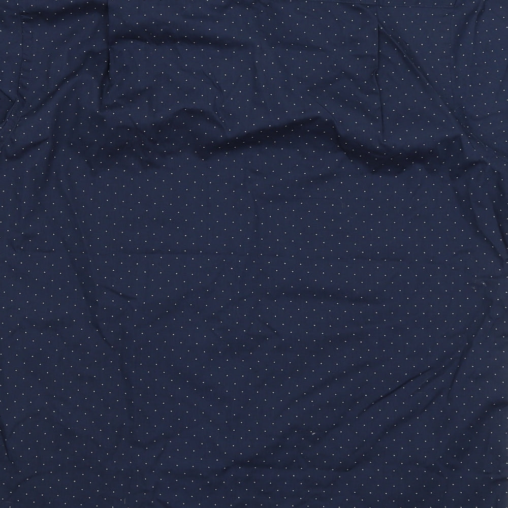 Primark Mens Blue Polka Dot   Button-Up Size M