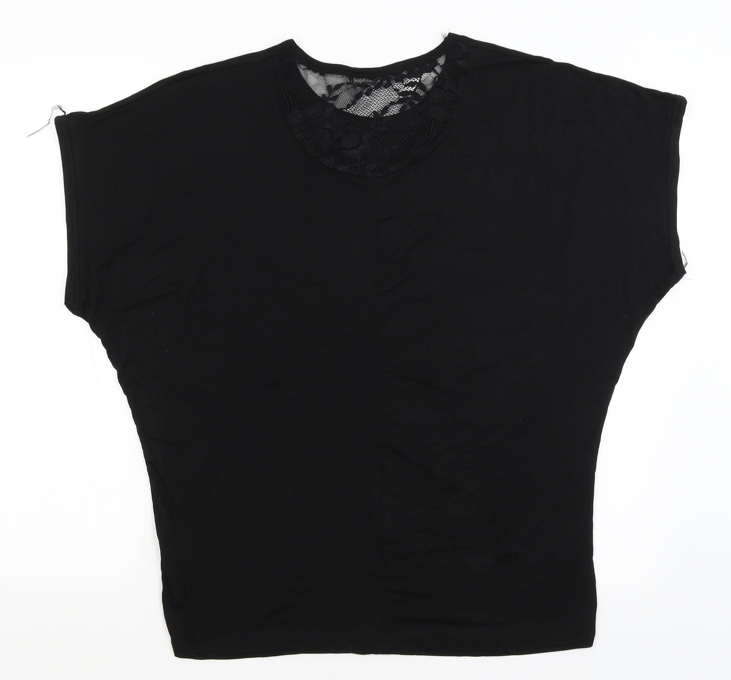 CC Fashion Womens Black   Basic T-Shirt Size L  - Queen