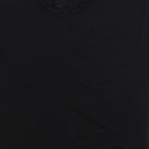 CC Fashion Womens Black   Basic T-Shirt Size L  - Queen