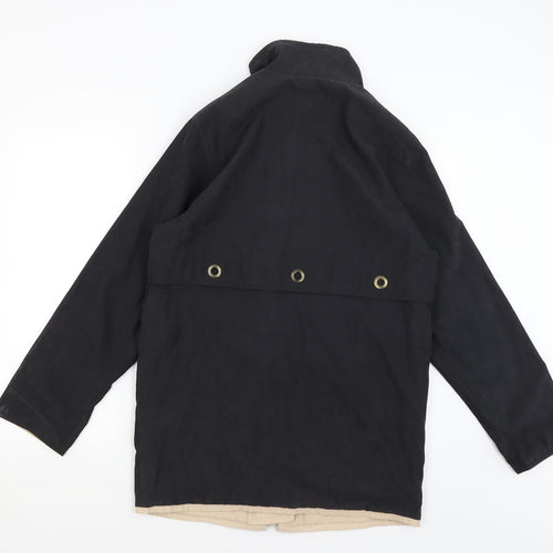 Berkertex Womens Black   Rain Coat Coat Size 10