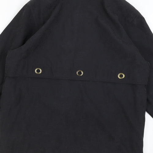 Berkertex Womens Black   Rain Coat Coat Size 10