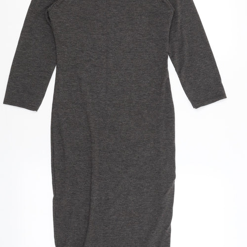 Aislinn Womens Grey   T-Shirt Dress  Size S