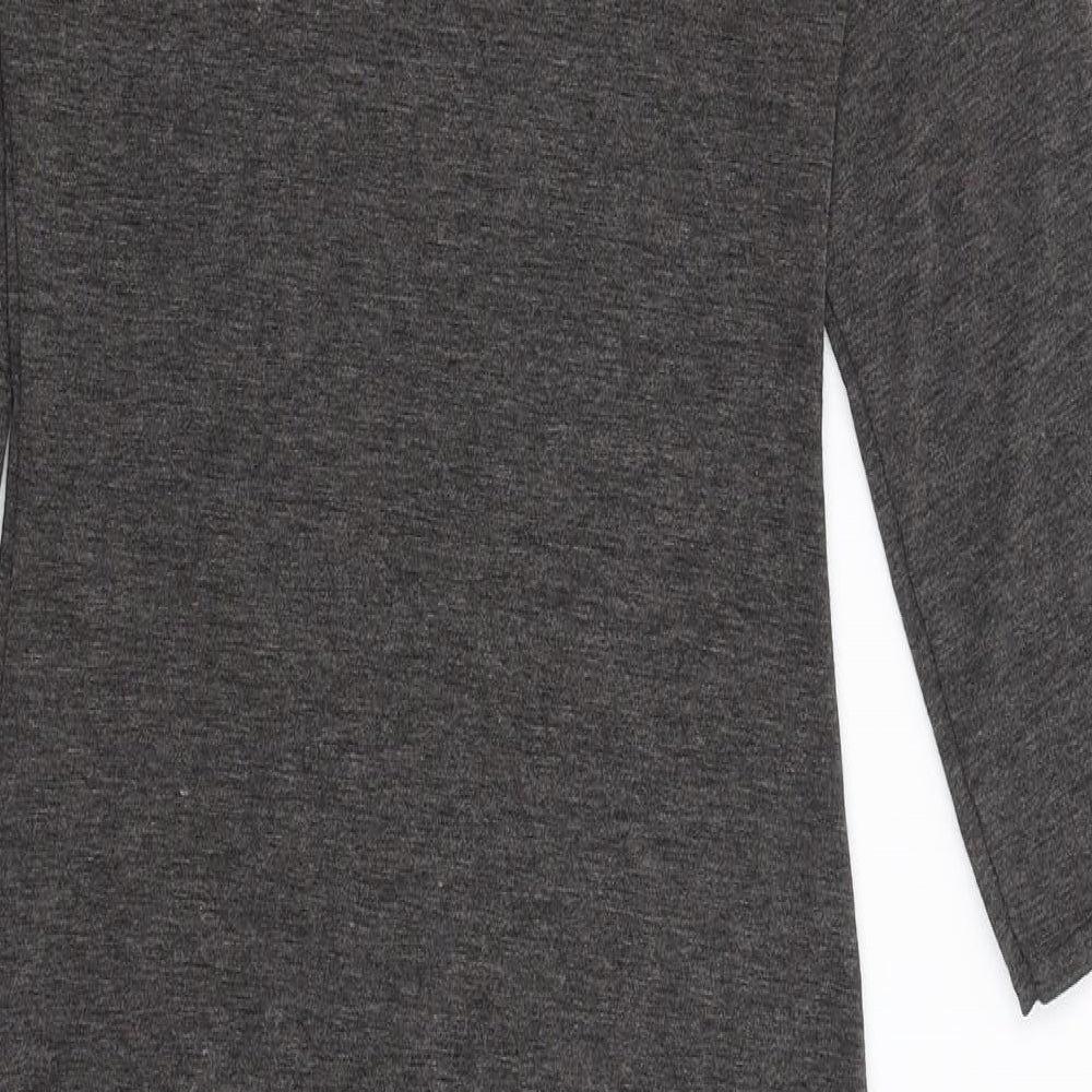 Aislinn Womens Grey   T-Shirt Dress  Size S