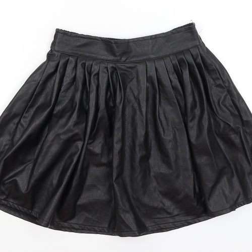 Hearts & Bows Womens Black   Flare Skirt Size M