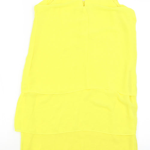 H&M Womens Yellow   A-Line  Size 8