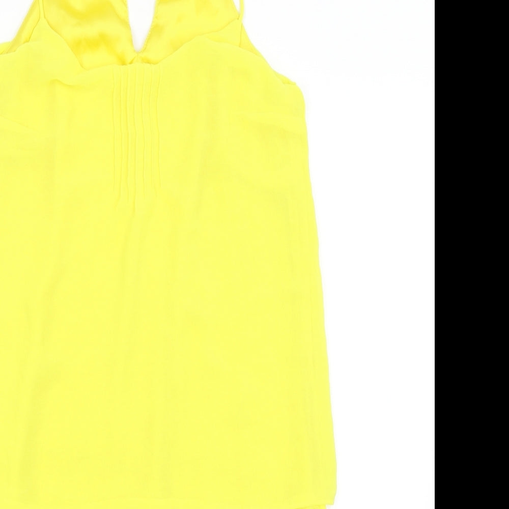 H&M Womens Yellow   A-Line  Size 8