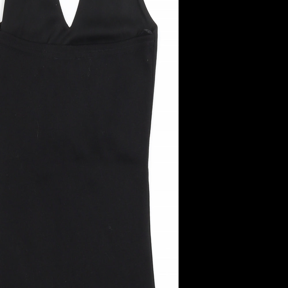 New Look Womens Black   Bodysuit One-Piece Size 8