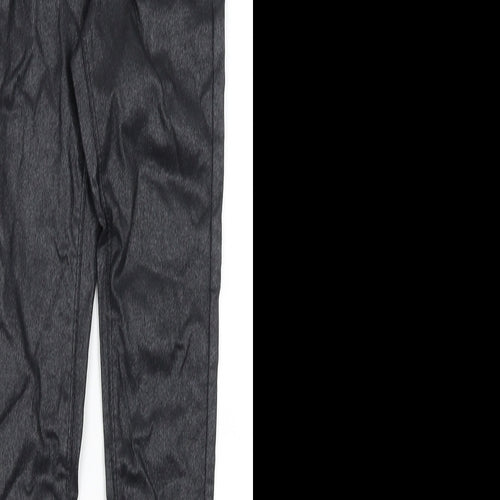 Denim Co Womens Black   Trousers  Size 4 L27 in