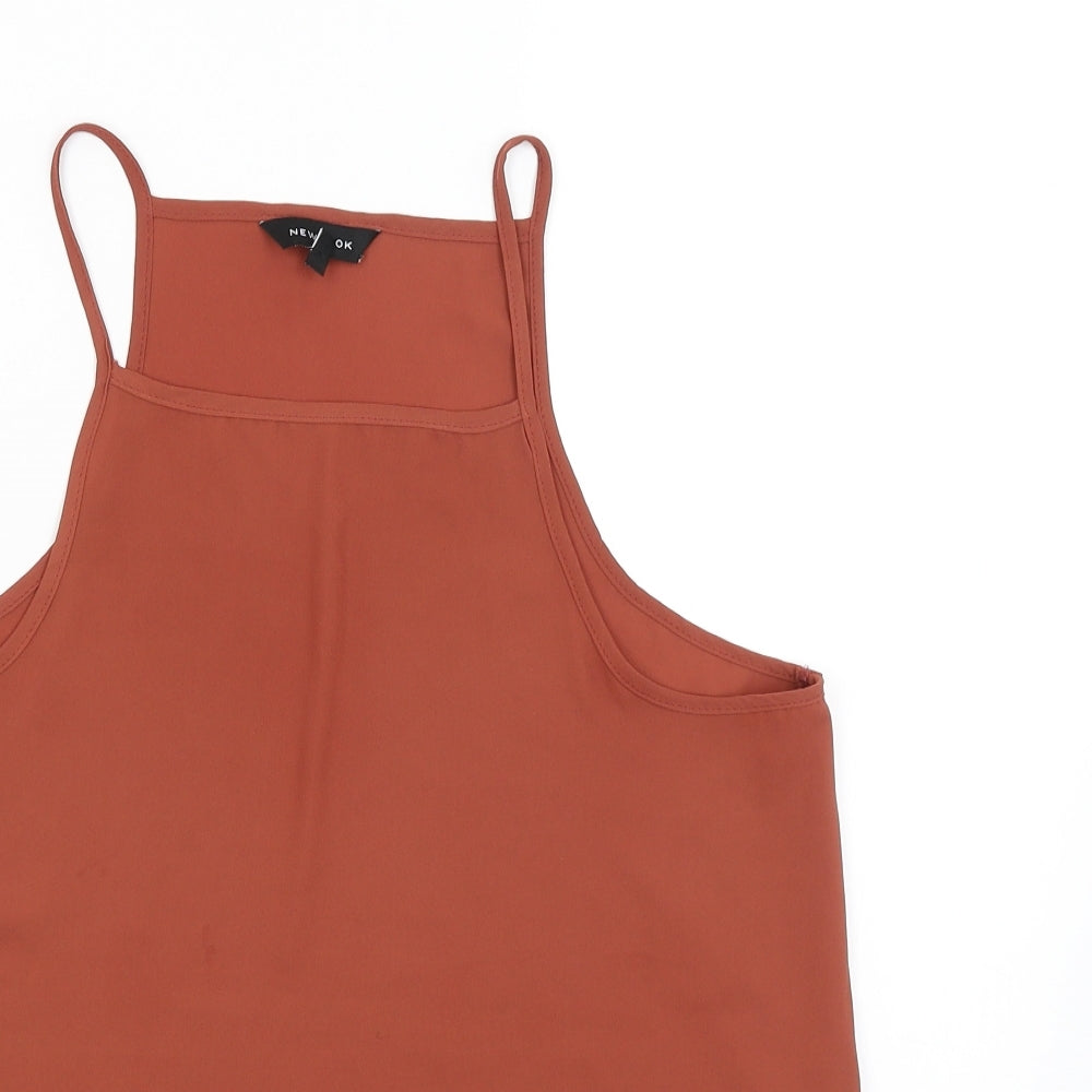 New Look Womens Red   Basic Tank Size 12