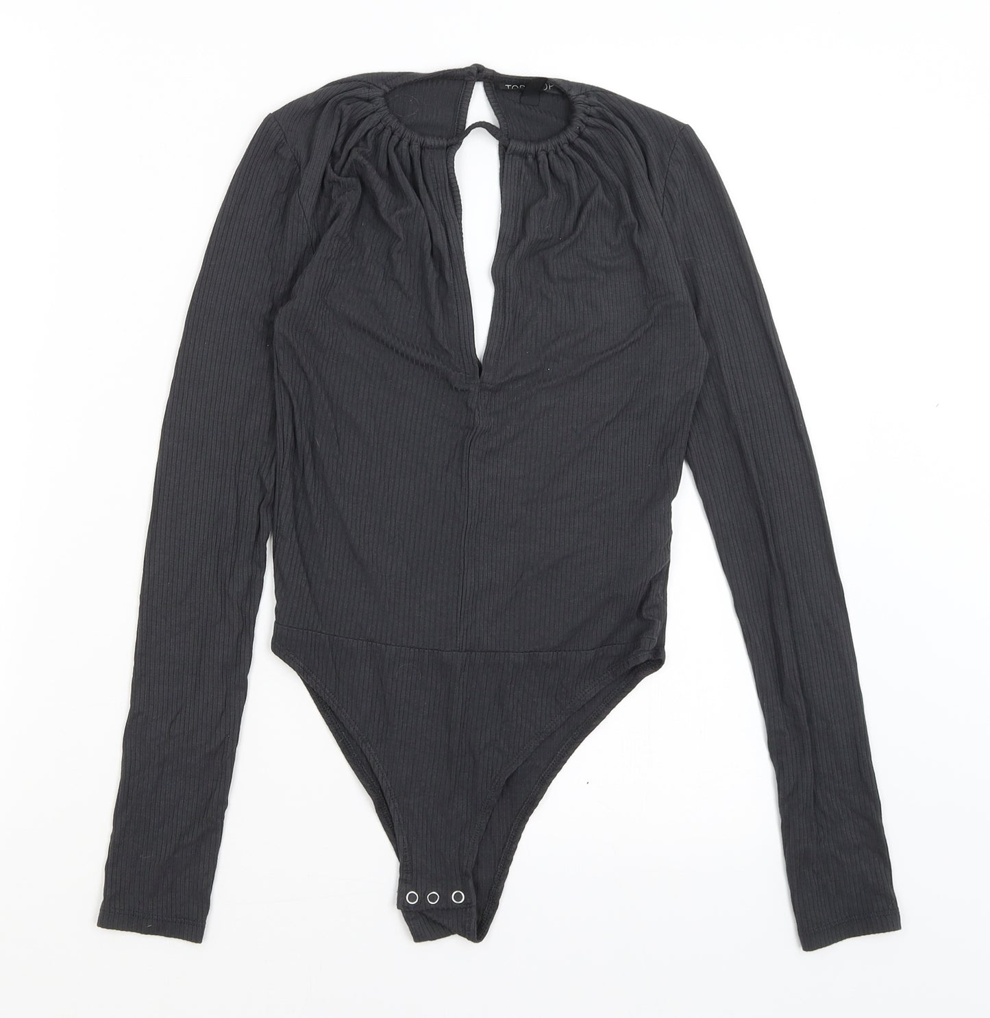 Topshop Womens Grey   Bodysuit One-Piece Size 6