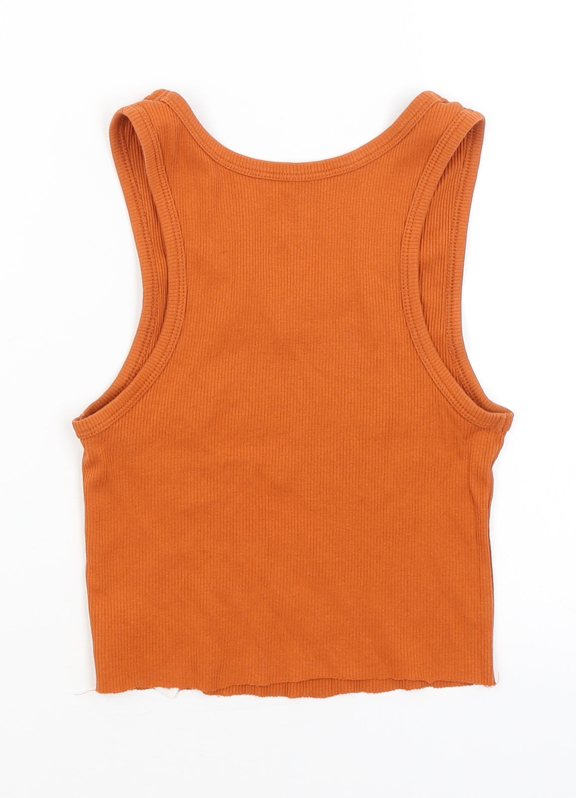 Primark Womens Orange   Cropped Tank Size S